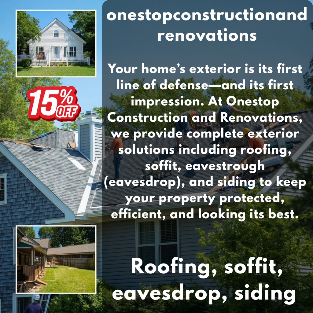 Reliable Roofing Services and Siding Solutions for Your Home.